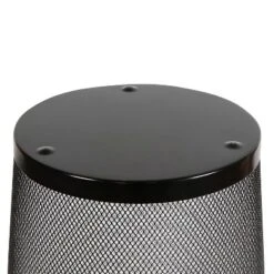 Mesh Waste Basket Black - Brightroom™: Steel, 3 Gallon, Nonslip Base, Fingerprint-Resistant, Indoor Mesh Trash Can -Home decor GUEST eea99a74 a11e 48db b280 ba1693ad8983