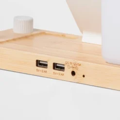 Desk Lamp With Wireless Charging And Storage Compartment (Includes LED Light Bulb) - Brightroom™ -Home decor GUEST f6295c79 afb9 4206 9400 baa48ad6c2c3