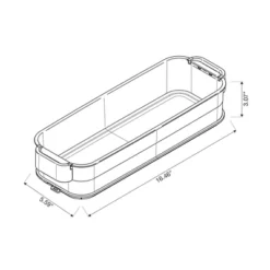 Click In Place 3qt Clear Shallow Slim Plastic Storage Bin With White Latch For Home And Office Organization - Brightroom™ -Home decor GUEST f68e3368 8ce5 445e a264 6be5fa79ddbf